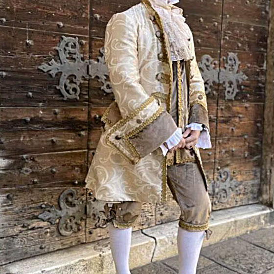 Location Costume Homme Louis XVI beige Versailles