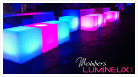 location mobilier lumineux