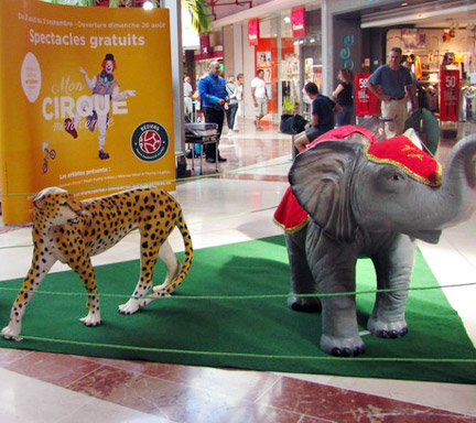 decoration animaux cirque