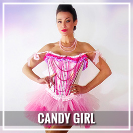 Costumes animation Candy Girl Rose Bonbon