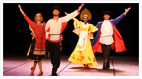 Soirée danseurs Russe, groupe musiciens russe